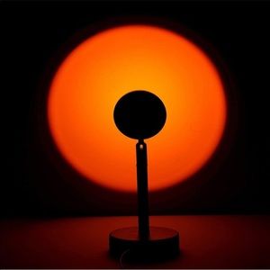 Sunset Lamp Projection Led Light,180 Degree Rotation Rainbow Projection Lamp